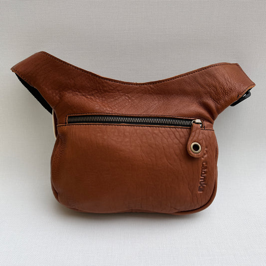 Special Brown Top BioCuir® natural leather Unique Piece No. 10519