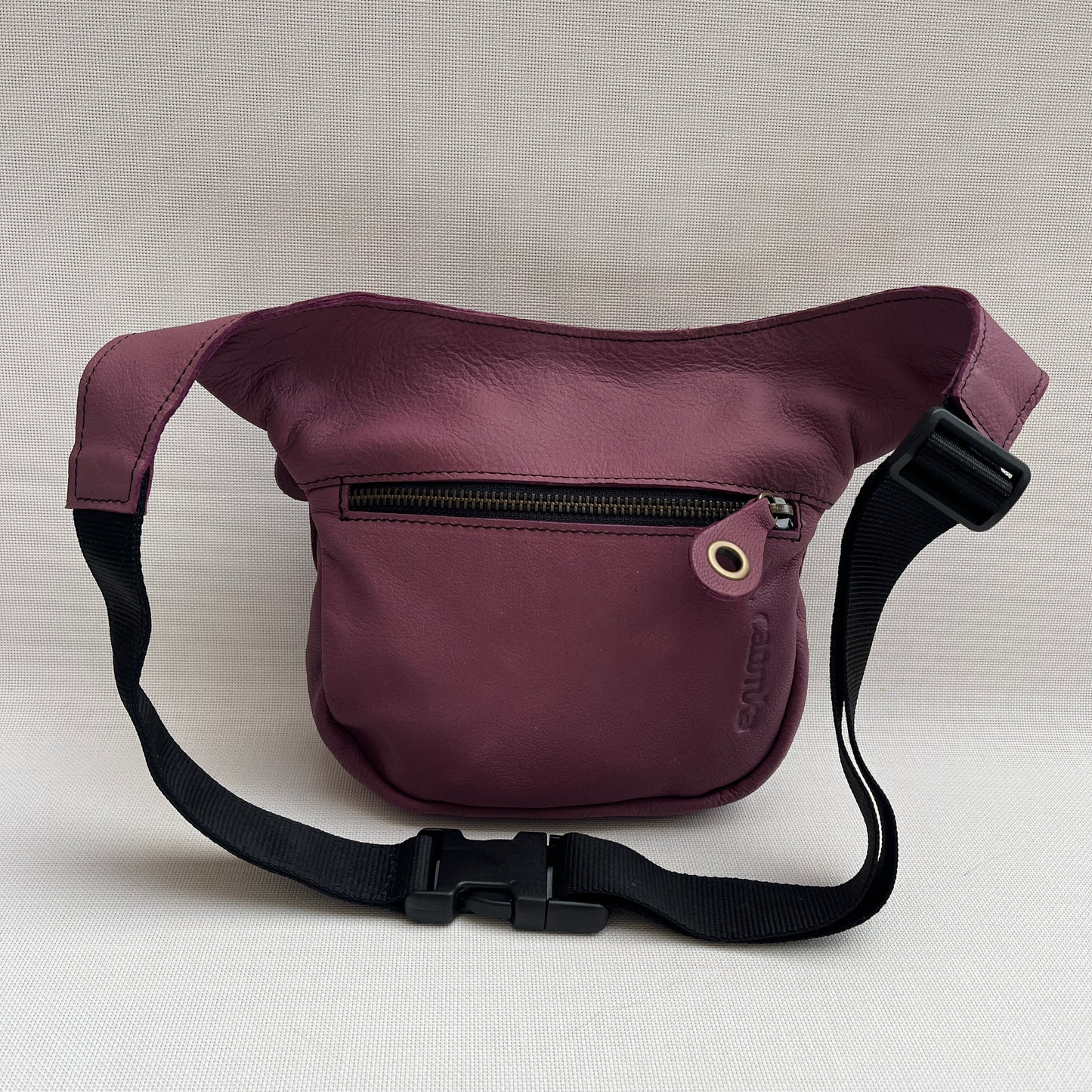 Mini Premium Purple &amp; Old Gold Natural BioCuir® Leather Exclusive Part No. 13139