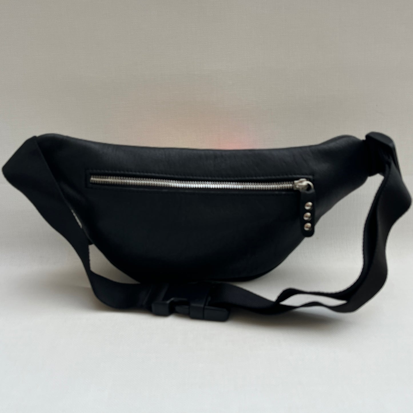 Retro Chic Special Black Mandalas BioCuir® natural leather Unique Piece No. 13116