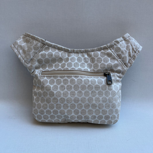 Chic Dots + Back pocket · Waterproof resin-coated fabric · Unique Piece No. 12300
