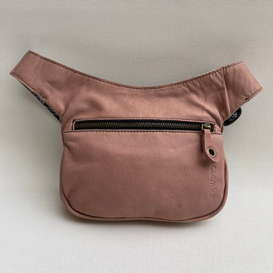 Special Pale Pink Plus Natural leather BioCuir® Unique Piece No. 11416