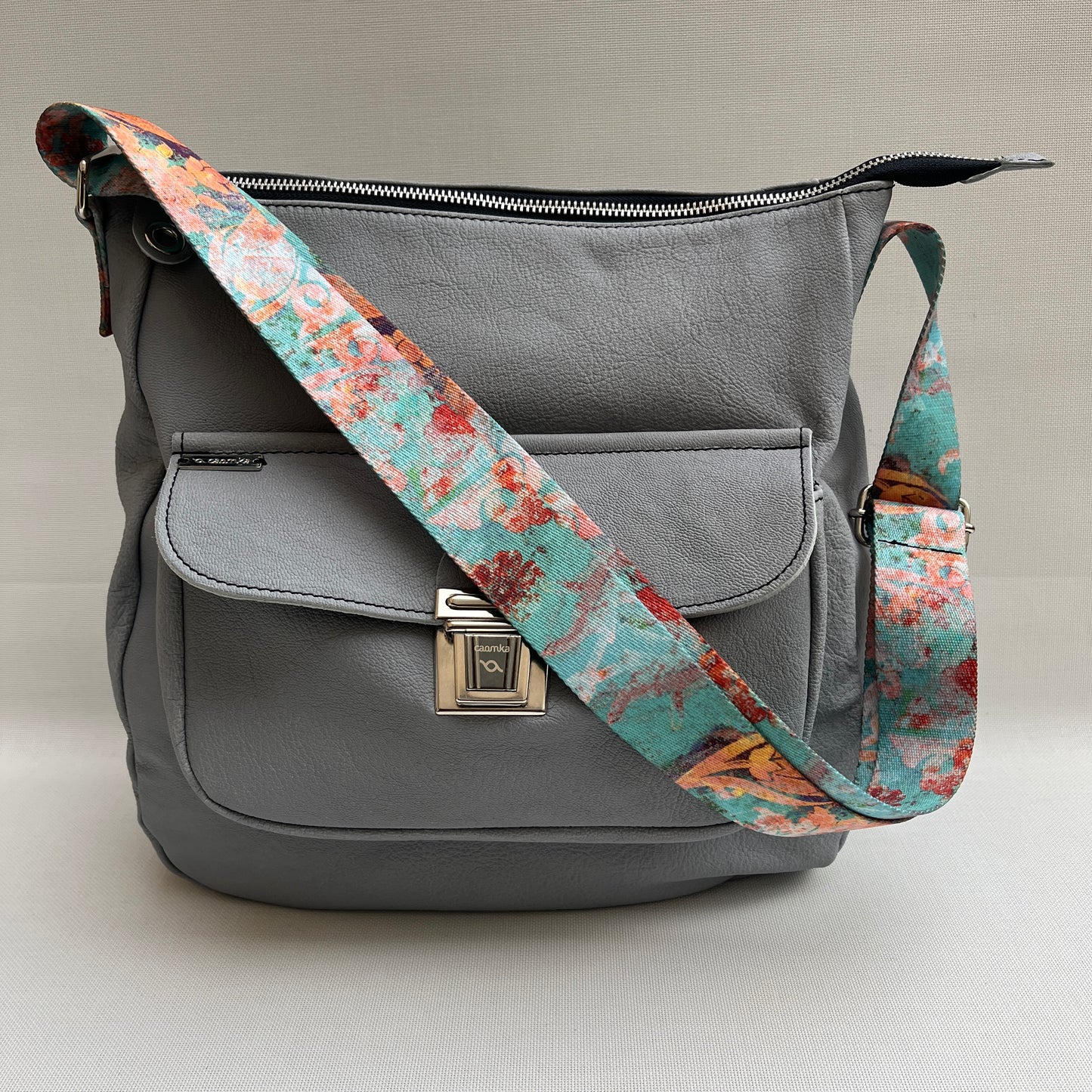Caomka Tote Bag Special Edition BioCuir® Natural Leather Unique Piece 13027