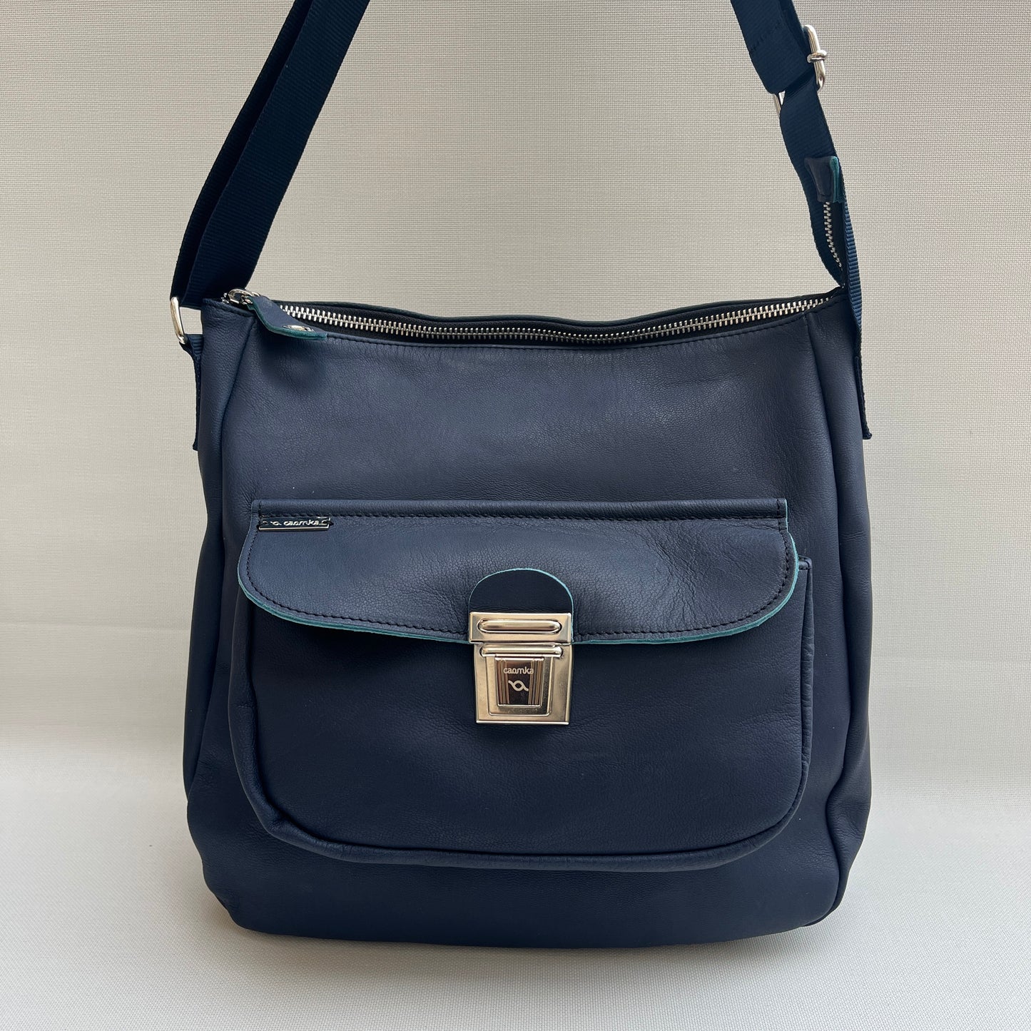 Caomka Tote Bag Special Edition BioCuir® Natural Leather Unique Piece 13029