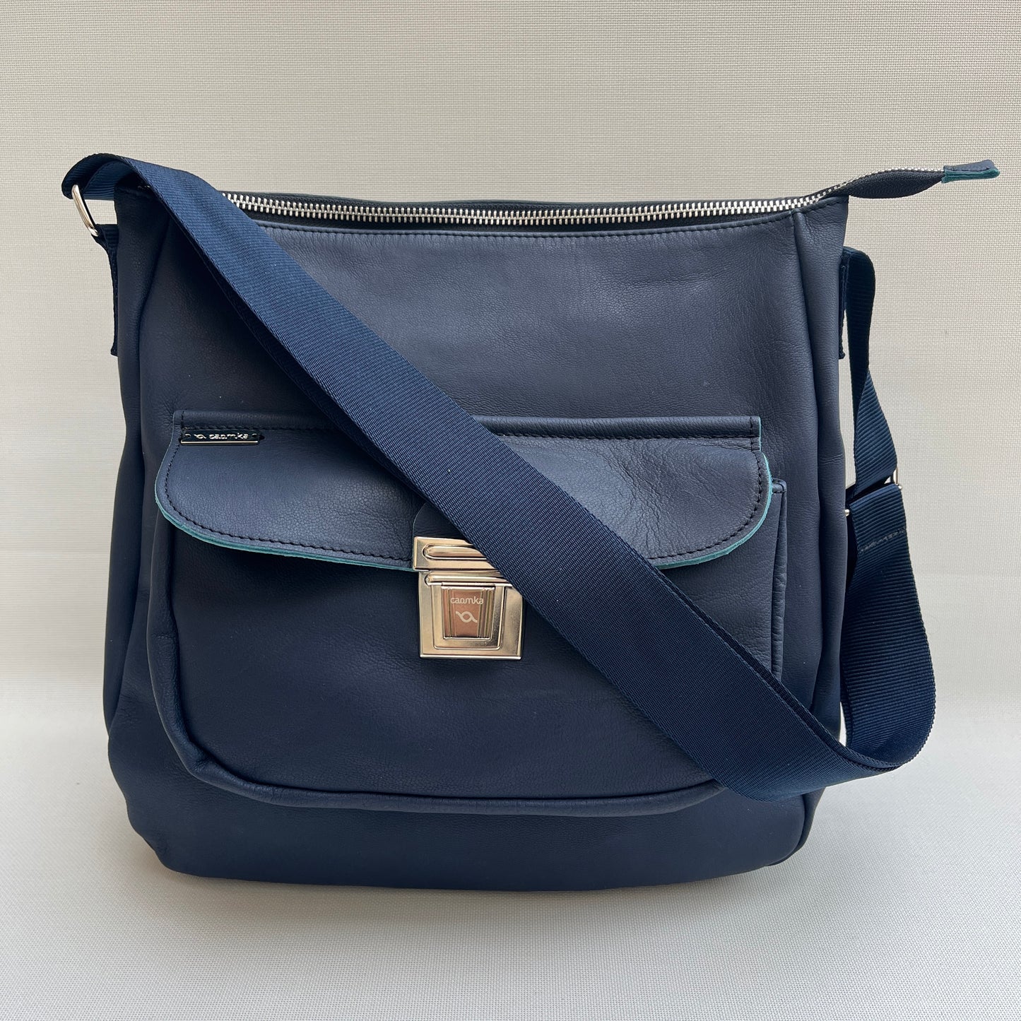 Caomka Tote Bag Special Edition BioCuir® Natural Leather Unique Piece 13029