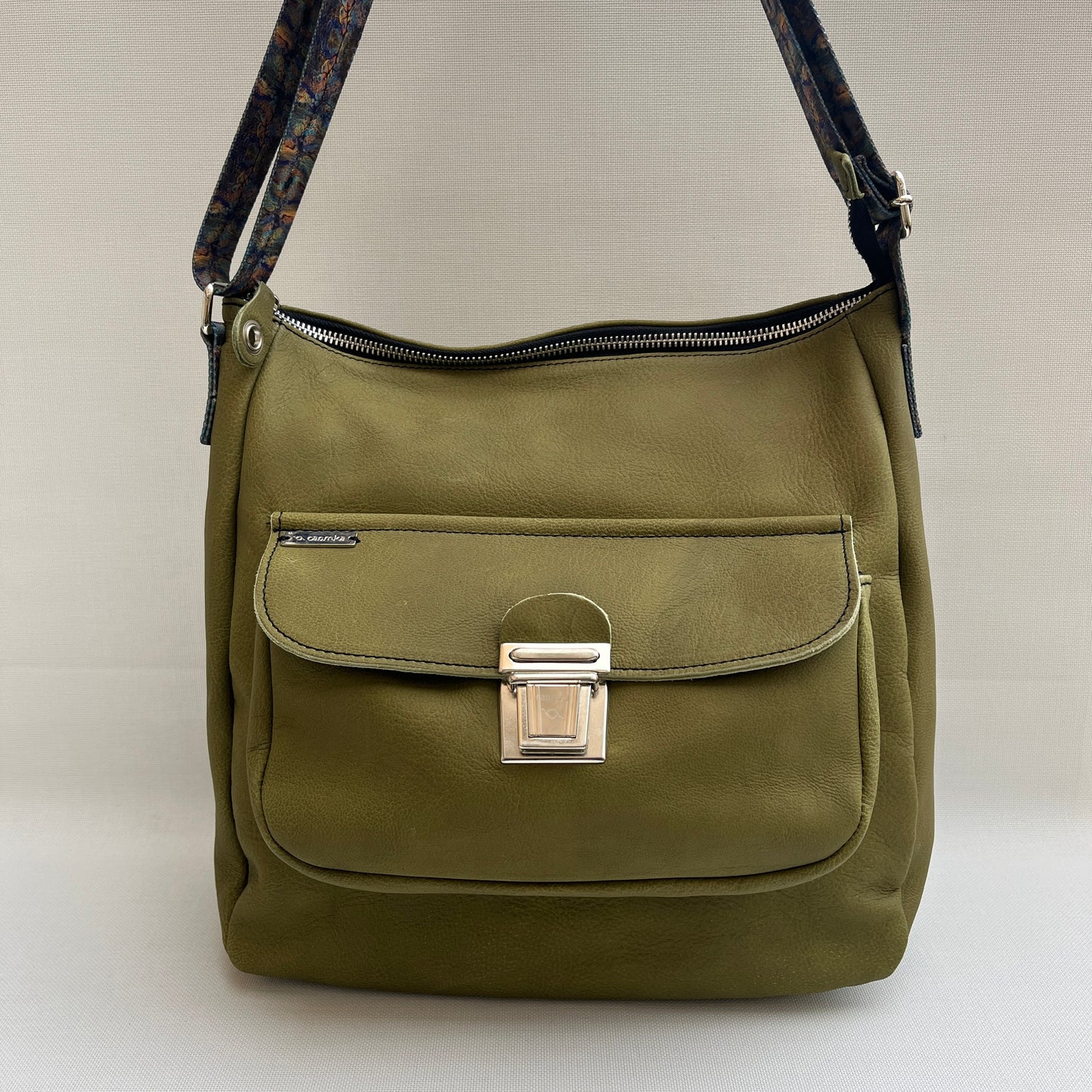 Caomka Tote Bag Special Edition BioCuir® Natural Leather Unique Piece 13031