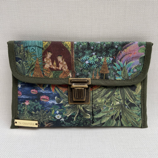 CAOMKA Flat Coin Purse Unique Piece No. 13095