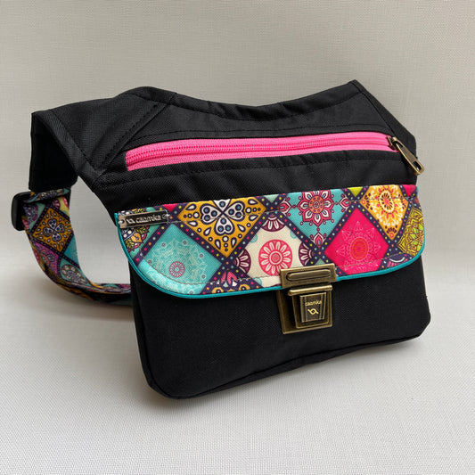 Special Black "Cordura" &amp; Mandalas · Waterproof · Unique Piece No. 11434