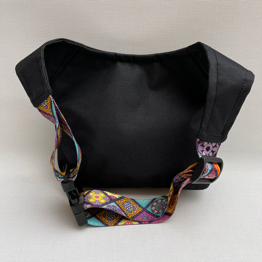 Special Black "Cordura" &amp; Mandalas · Waterproof · Unique Piece No. 11435