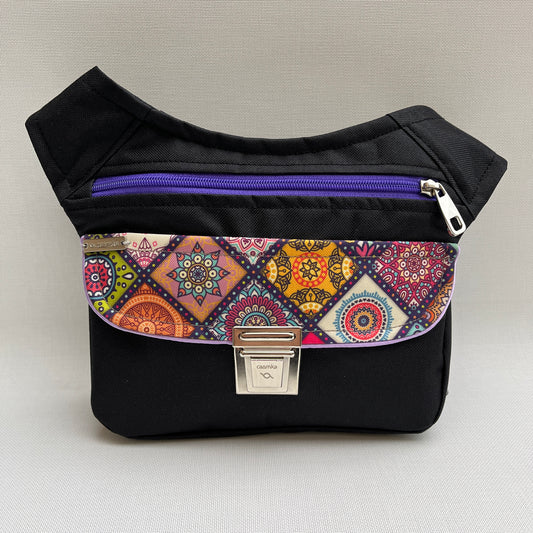 Special Black "Cordura" &amp; Mandalas · Waterproof · Unique Piece No. 11388