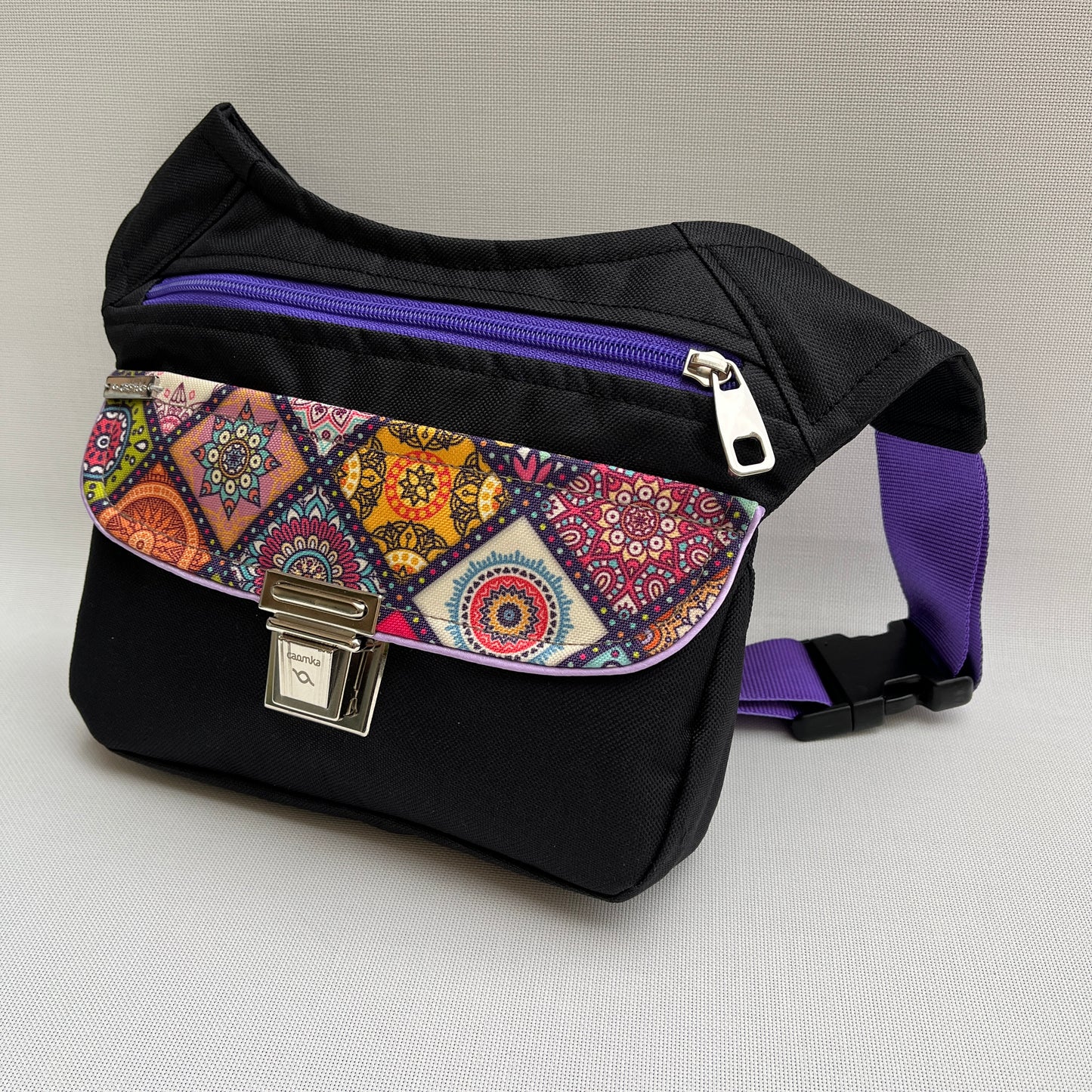 Special Black "Cordura" &amp; Mandalas · Waterproof · Unique Piece No. 11388