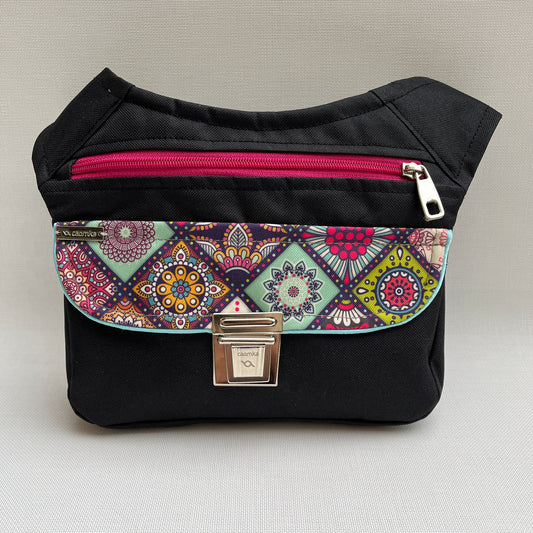 Special Black "Cordura" &amp; Mandalas · Waterproof · Unique Piece No. 11402
