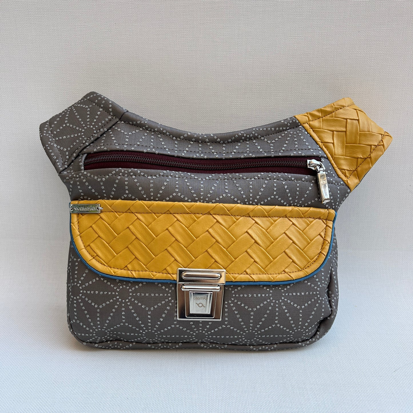 Special Geometric Top Vegan Leather Exclusive Piece No. 13058