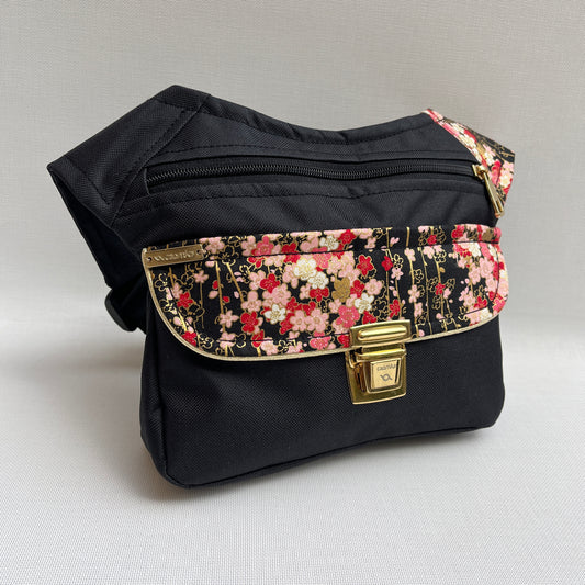 Special Black "Cordura" &amp; Flowers · Waterproof · Unique Piece No. 11479