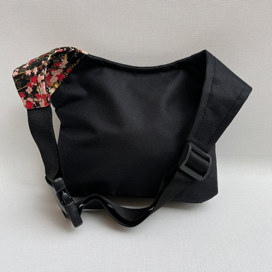 Special Black "Cordura" &amp; Flowers · Waterproof · Unique Piece No. 11479