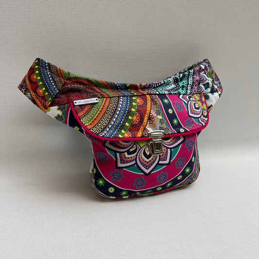 Mini Summer Mandalas · Tela resinada anti-manchas. Pieza Única Núm. 11815