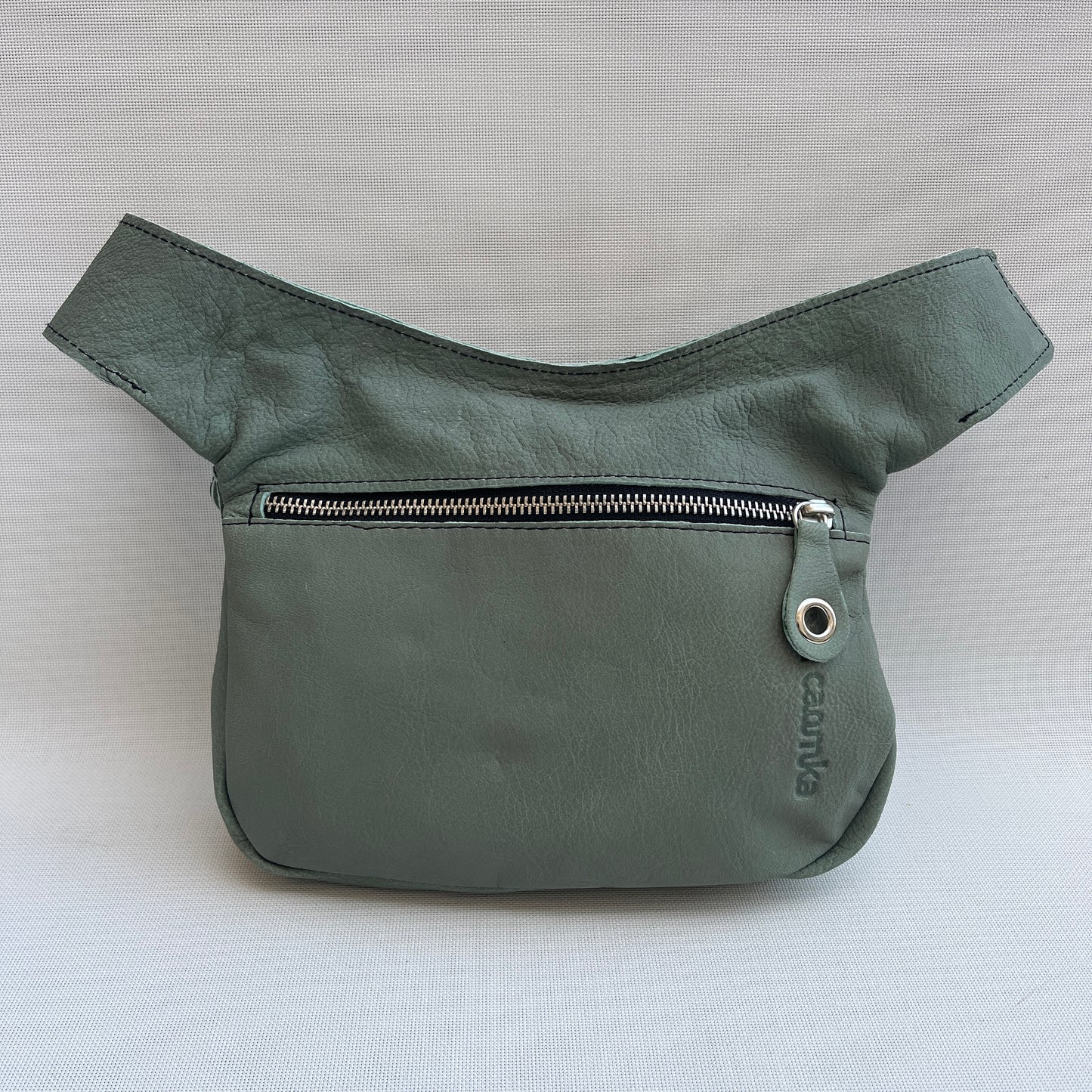 Premium "Turquoise Green" Natural BioCuir® Leather Exclusive Piece No. 13086