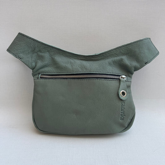 Premium "Turquoise Green" Natural BioCuir® Leather Exclusive Piece No. 13086