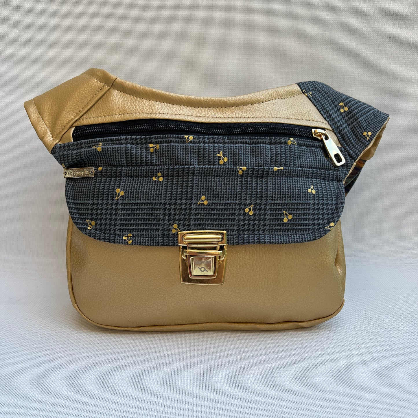 Special Golden "Pacha" Vegan Leather Unique Piece No. 12447