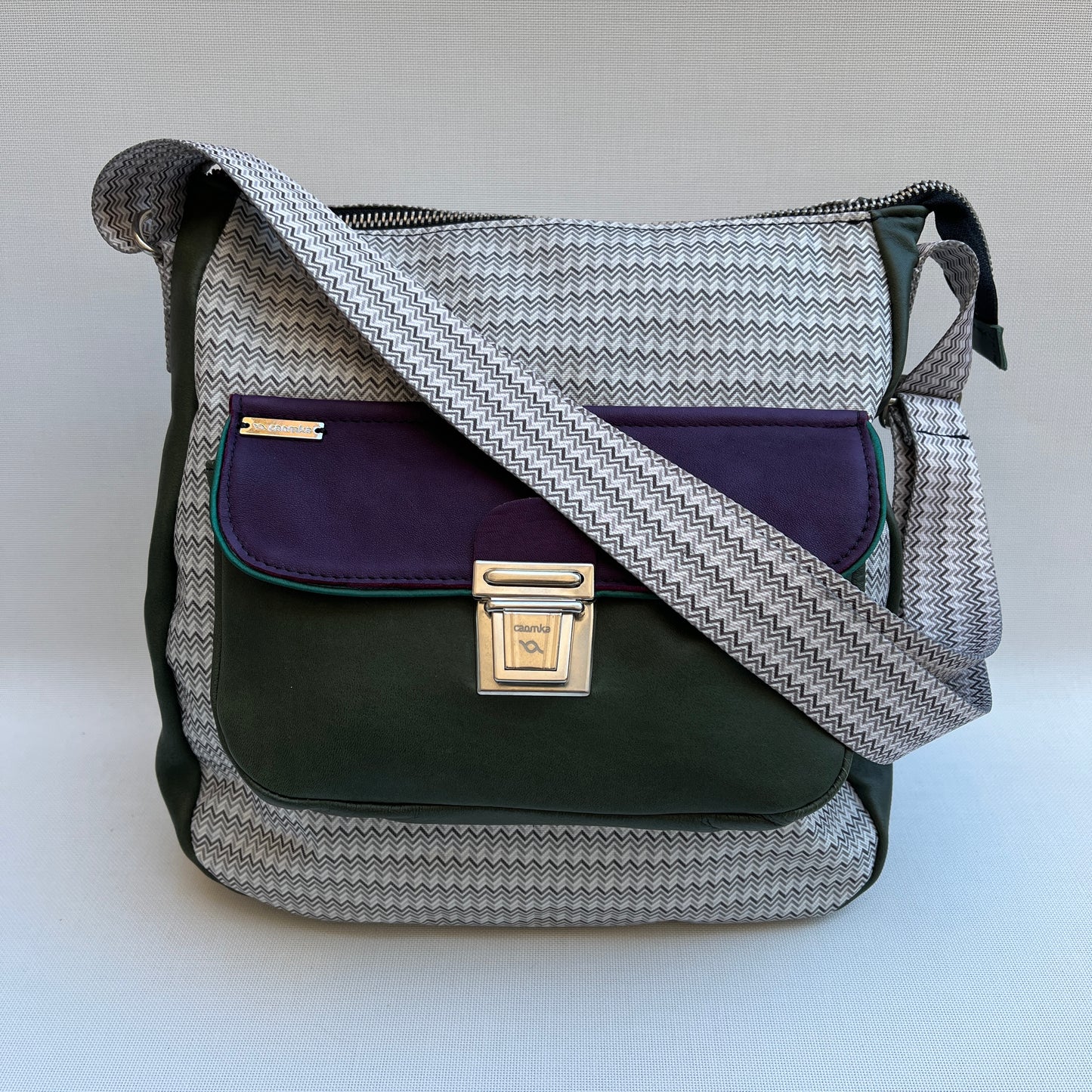 Caomka Tote Bag Special Edition BioCuir® Natural Leather Unique Piece 11458