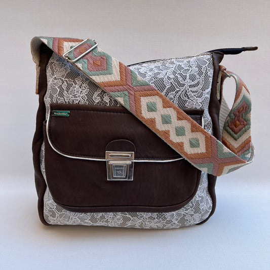 Caomka Tote Bag Special Edition BioCuir® Natural Leather Unique Piece 11463
