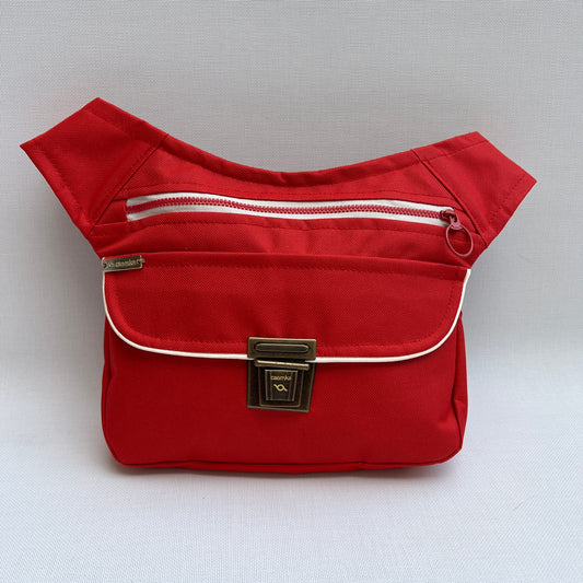 Special Red "Cordura" Waterproof + Back pocket Unique Piece No. 12332