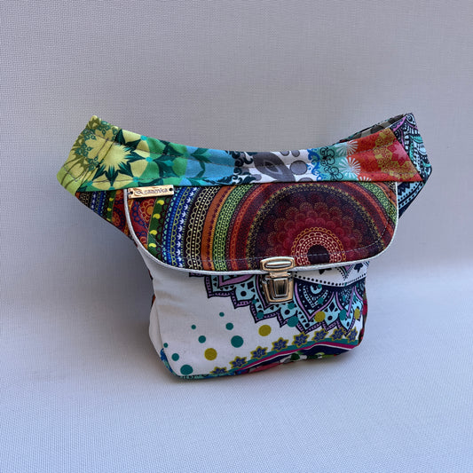 Mini Summer Mandalas · Tela resinada anti-manchas. Pieza Única Núm. 11474