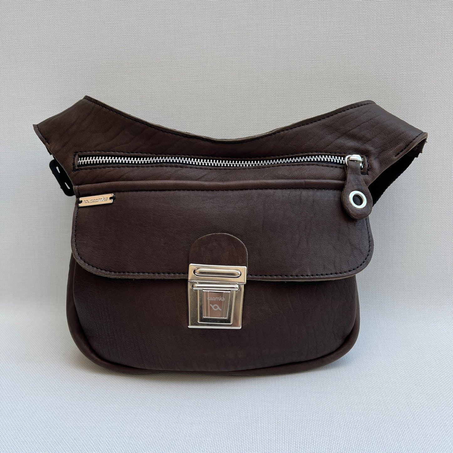 Classic Brown Dark Natural BioCuir® Leather Exclusive Piece No. 11504