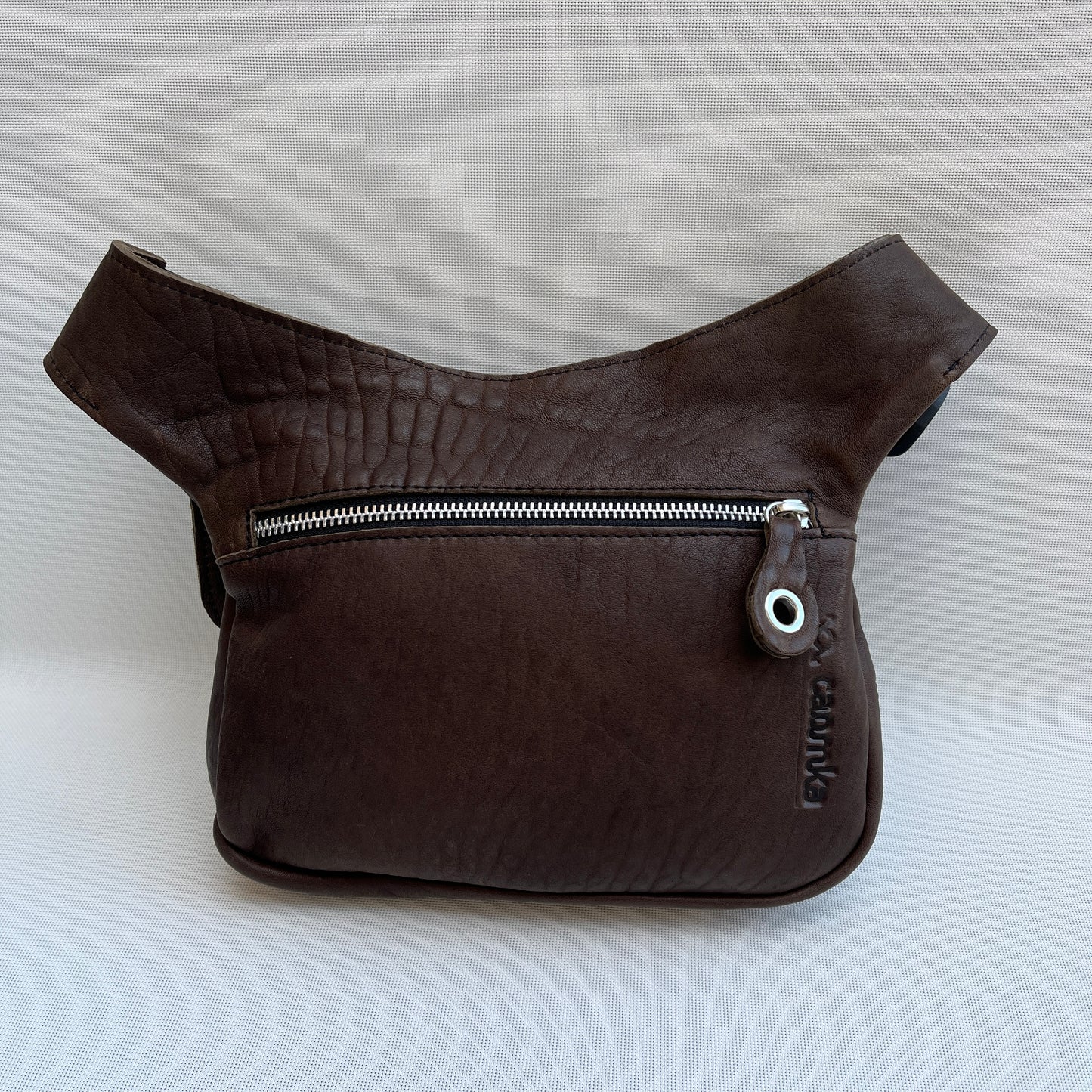 Classic Brown Dark Natural BioCuir® Leather Exclusive Piece No. 11504