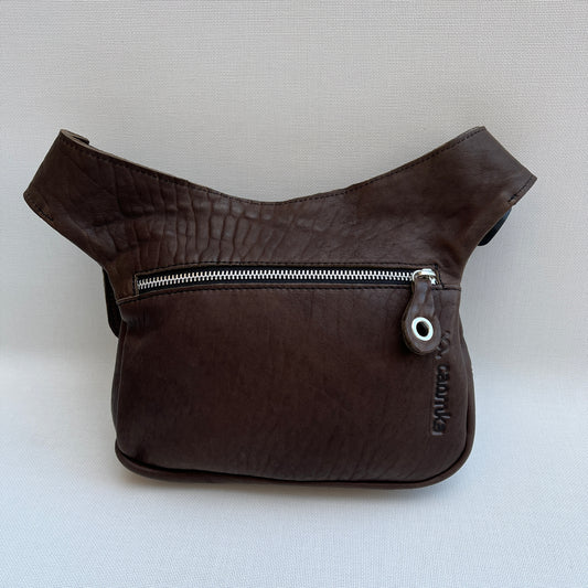 Classic Brown Dark Natural BioCuir® Leather Exclusive Piece No. 11504