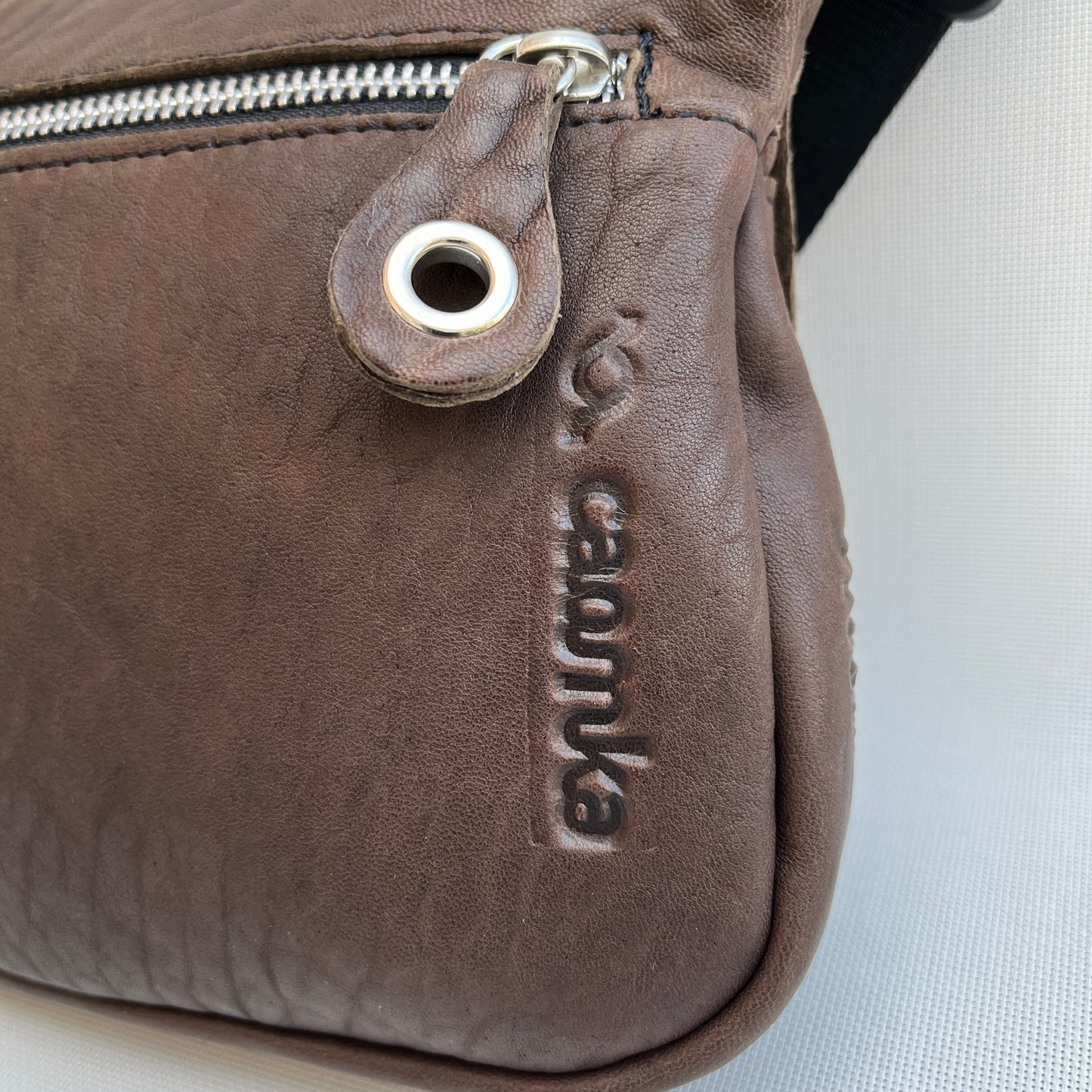 Classic Brown Dark Natural BioCuir® Leather Exclusive Piece No. 11504