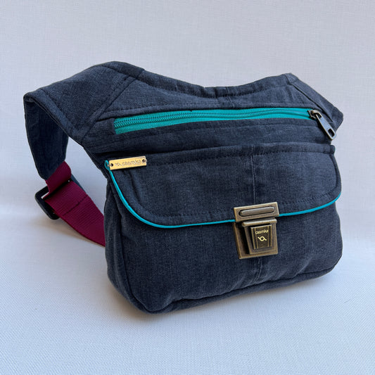 ♻️ Jeans Recycled ♻️ + Bolsillo trasero con cremallera · Pieza Única Núm. 12457