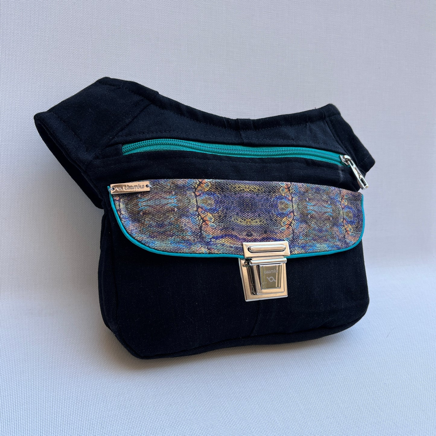 ♻️ Recycelte Jeans ♻️ + Gesäßtasche mit Reißverschluss · Einzelstück Nr. 12459