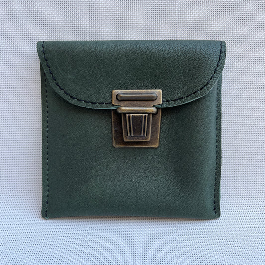 CAOMKA Coin Holder Natural BioCuir® Leather Unique Piece No. 12390