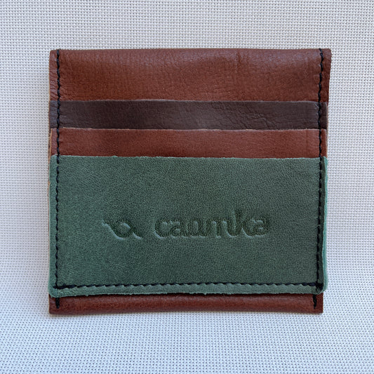 CAOMKA Coin Holder Natural BioCuir® Leather Exclusive Piece No. 12391