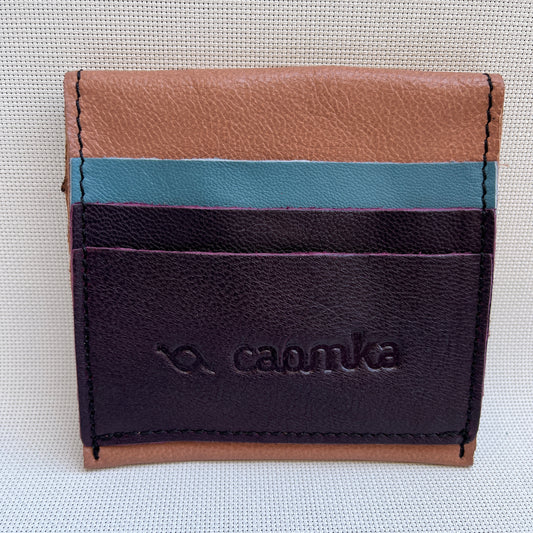 CAOMKA Coin Holder Natural BioCuir® Leather Exclusive Piece No. 12397