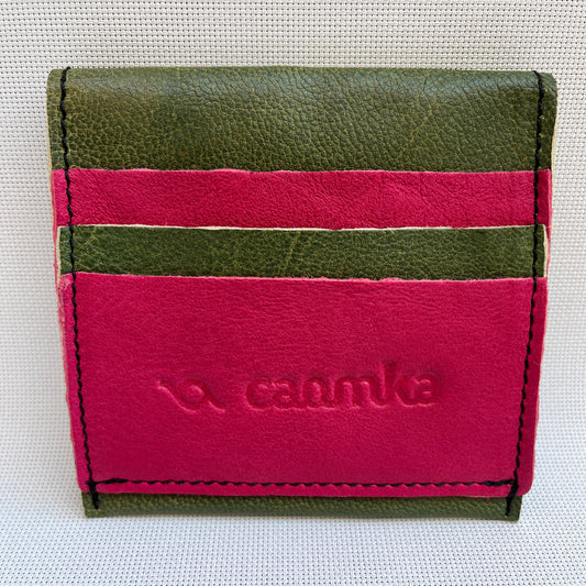 CAOMKA Coin Holder Natural BioCuir® Leather Exclusive Piece No. 12386