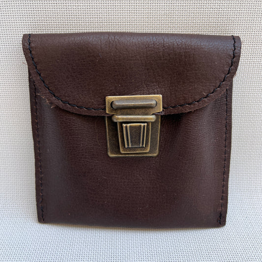 CAOMKA Coin Holder Natural BioCuir® Leather Exclusive Piece No. 12387