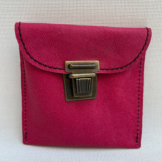 CAOMKA Coin Holder Natural BioCuir® Leather Exclusive Piece No. 12388