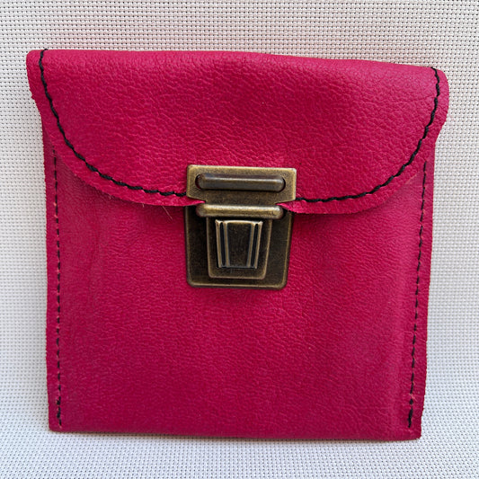 CAOMKA Coin Holder Natural BioCuir® Leather Exclusive Piece No. 12384