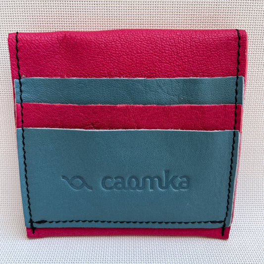 CAOMKA Coin Holder Natural BioCuir® Leather Exclusive Piece No. 12384
