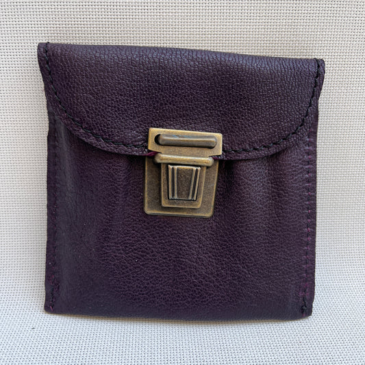 CAOMKA Coin Holder Natural BioCuir® Leather Exclusive Piece No. 12380