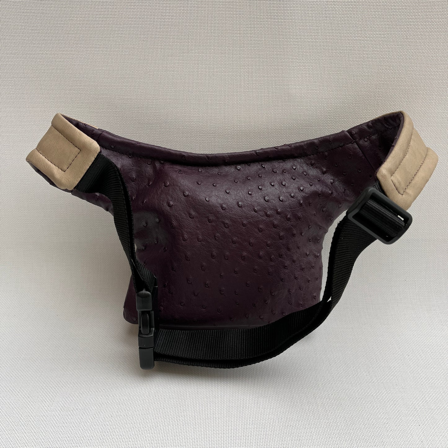 Mini Special Purple &amp; Beige Leatherette Unique Piece No. 10795