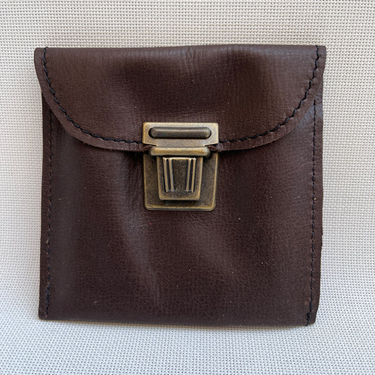 CAOMKA Coin Holder Natural BioCuir® Leather Exclusive Piece No. 12374