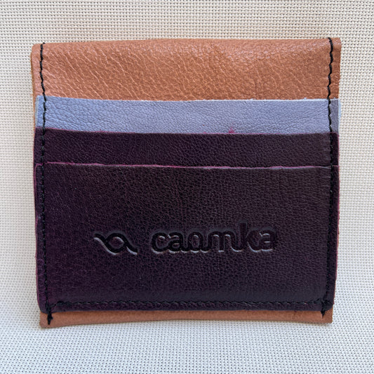 CAOMKA Coin Holder Natural BioCuir® Leather Exclusive Piece No. 12373