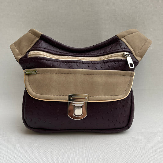 Special Purple & Beige · Piel Vegana. Pieza Única Núm. 10743
