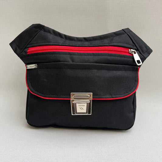 Special Black "Cordura" &amp; Silver Unique Piece No. 10771