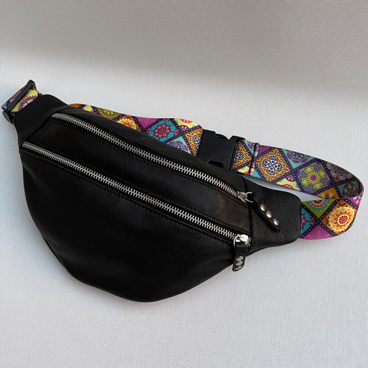 Retro Chic Special Black · Piel natural BioCuir® · Pieza Única Núm. 10789