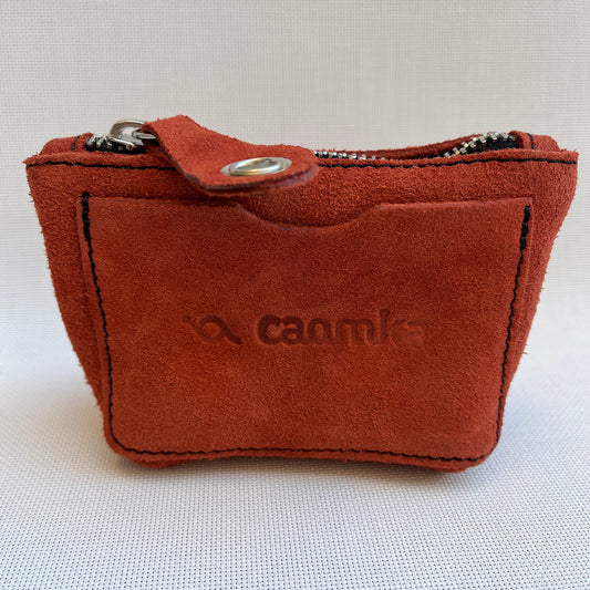 CAOMKA Wink Coin Purse BioCuir® natural spun leather Exclusive Piece No. 10755