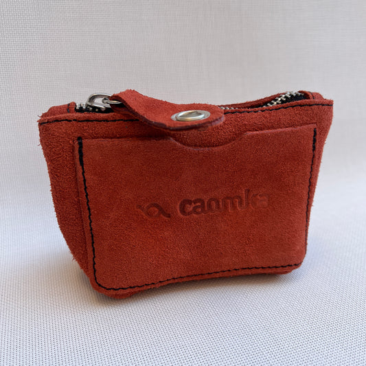CAOMKA Wink Coin Purse BioCuir® natural spun leather Exclusive Piece No. 10755
