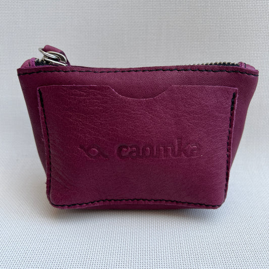 CAOMKA Wink Wallet Natural BioCuir® Leather Exclusive Piece No. 10758